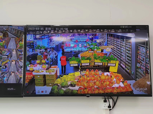 深圳市龙岗区创兆广场某超市监控安装成功案例