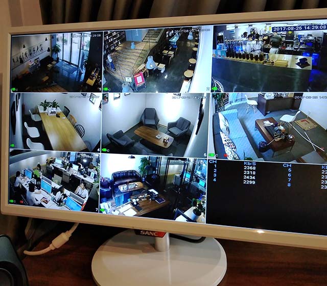 深圳市光明区光翠南路某公司监控安装成功案例